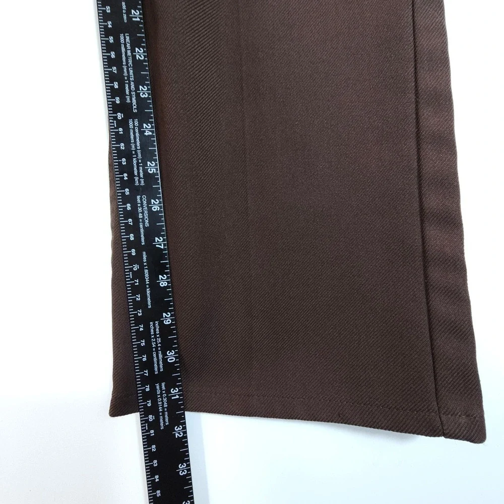 Vintage Levis 517 Mens 33x31 Brown‎ Sta-Prest Gold Tab Flared Bootcut Pants